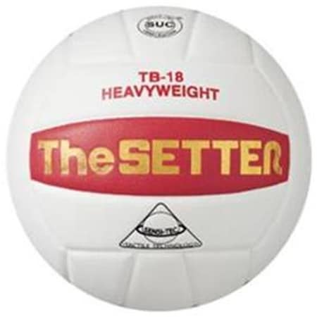 Tachikara Tachikara TB18 Sensi-Tec Setter Ball - White-Scarlet TB18